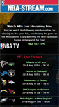 Mobile Screenshot of nba-stream.com