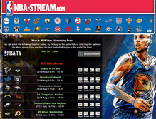 Tablet Screenshot of nba-stream.com